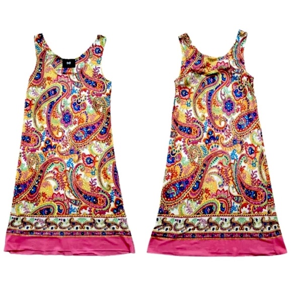 Dolce & Gabbana Paisley Colorful Sleeveless Summer Shift dress - Picture 9 of 11